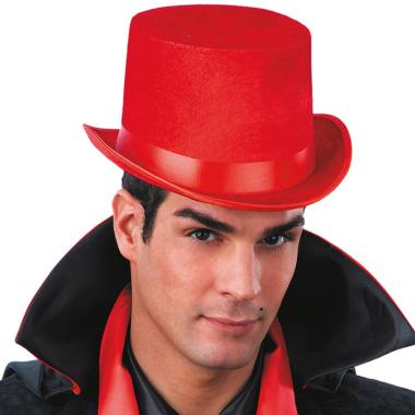 Cappello cilindro rosso