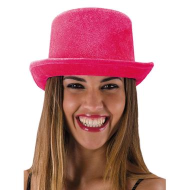 Cappello cilindro fluo fucsia