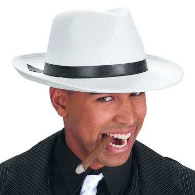 Cappello gangster bianco