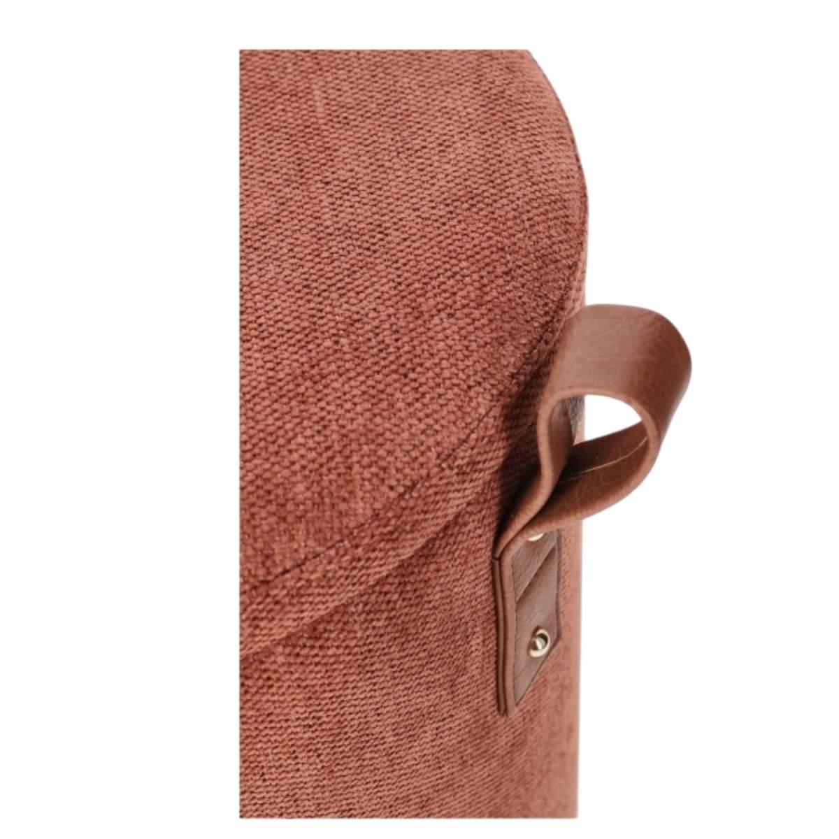 Pouf contenitore Katia Terracotta 34 x 36 contenitore