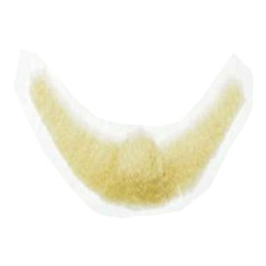 Barba bionda liscia corta adesivo