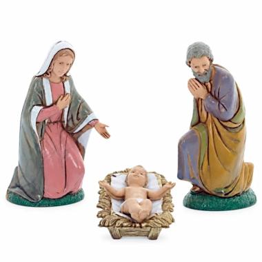 Natività 10 cm pz Set 3 pz