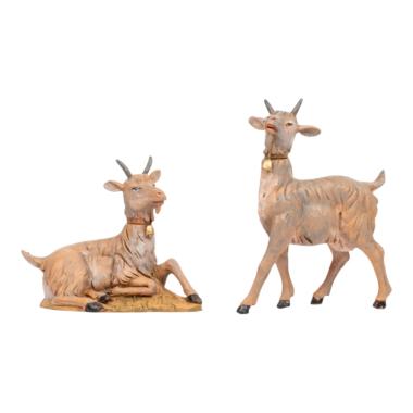 Animali caprette set 2 pz 30 cm