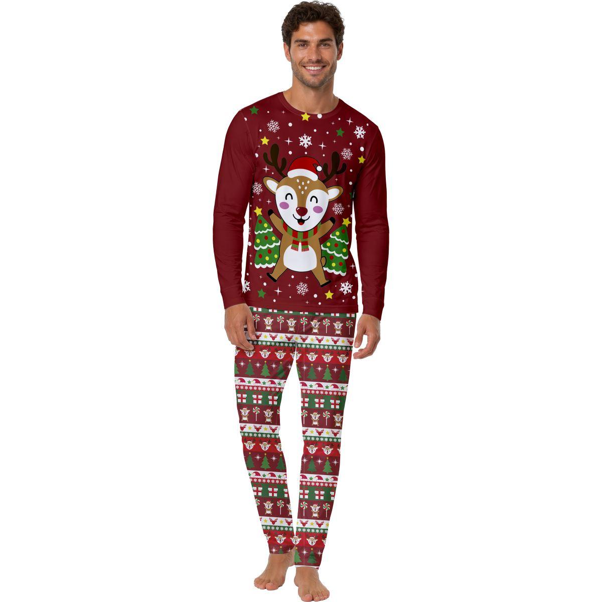 Pigiama Natale rosso renna | M2 Store