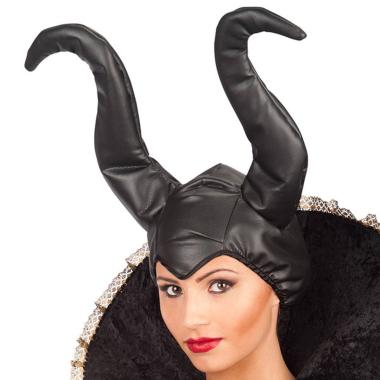 Copricapo strega malefica ecopelle