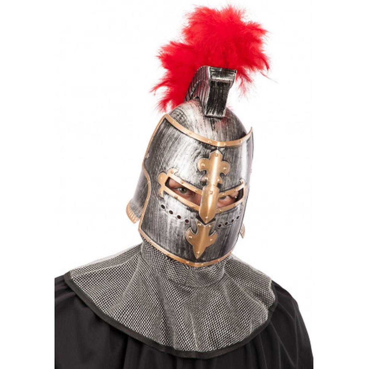 Elmo soldato medievale visiera