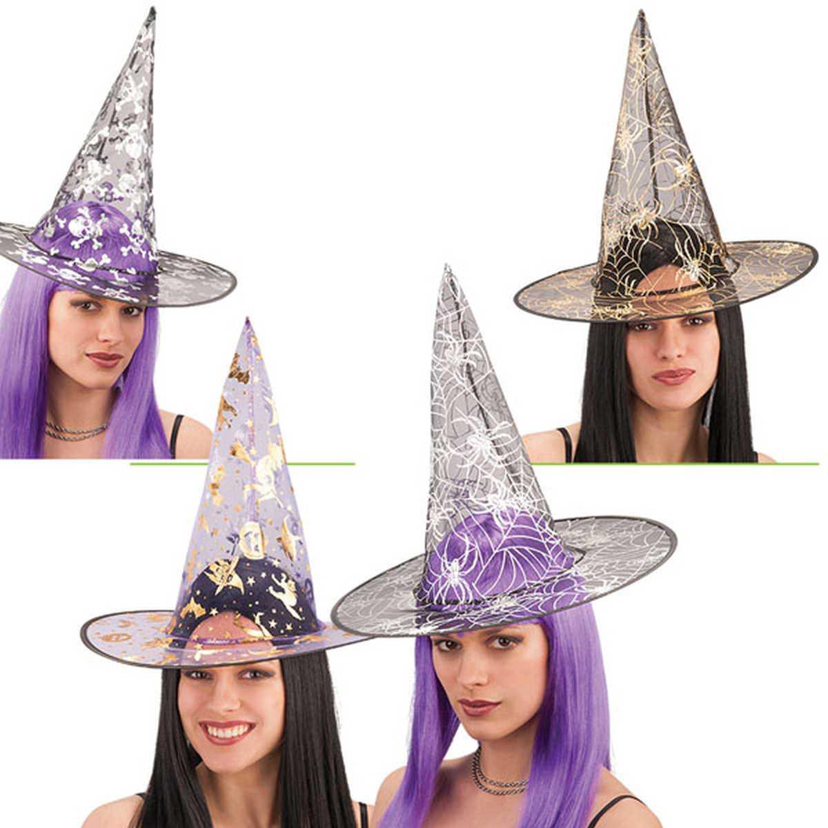 Cappello strega decorato