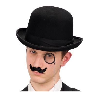 Monocolo detective baffi