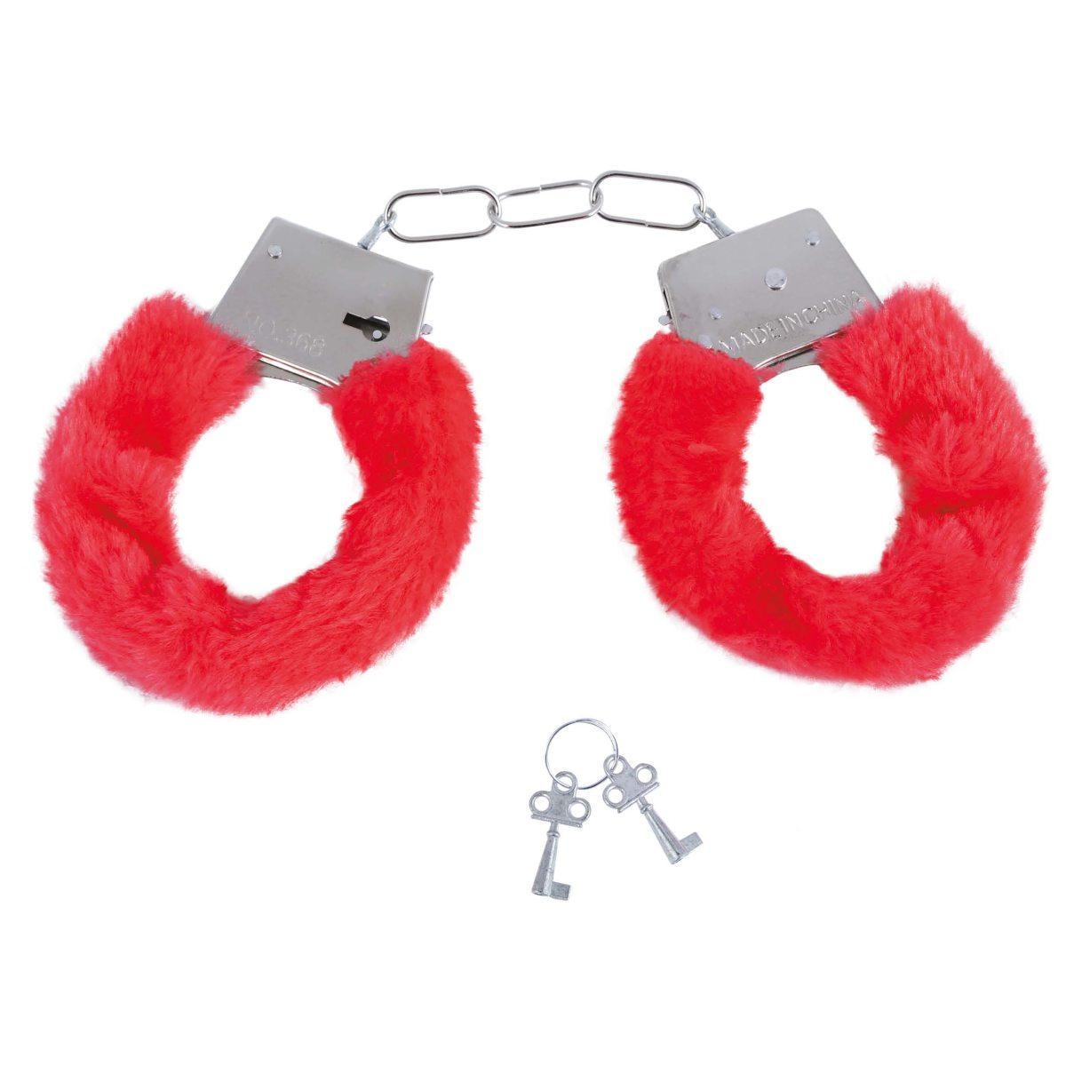 Manette metallo peluche rosse chiave