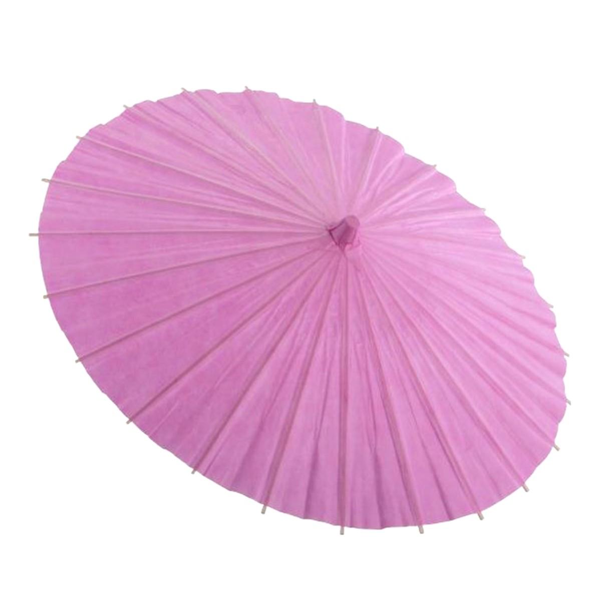 Ombrellino cinese carta rosa