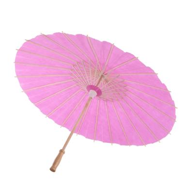 Ombrellino cinese carta rosa