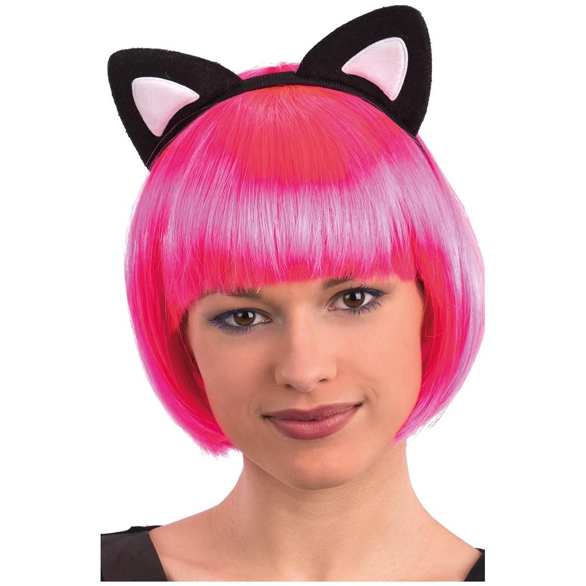 Cerchietto gatto nero orecchie