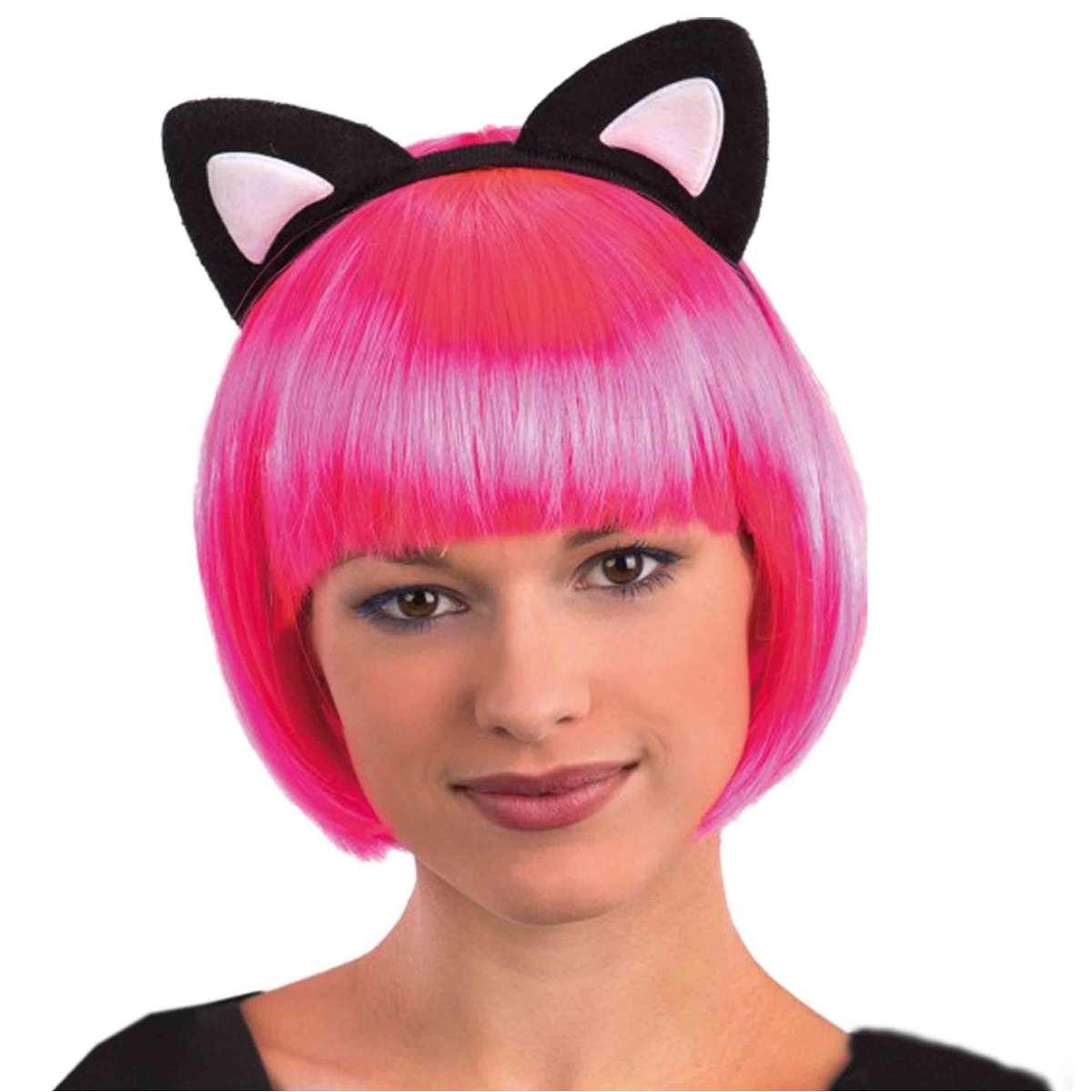 Cerchietto gatto nero orecchie