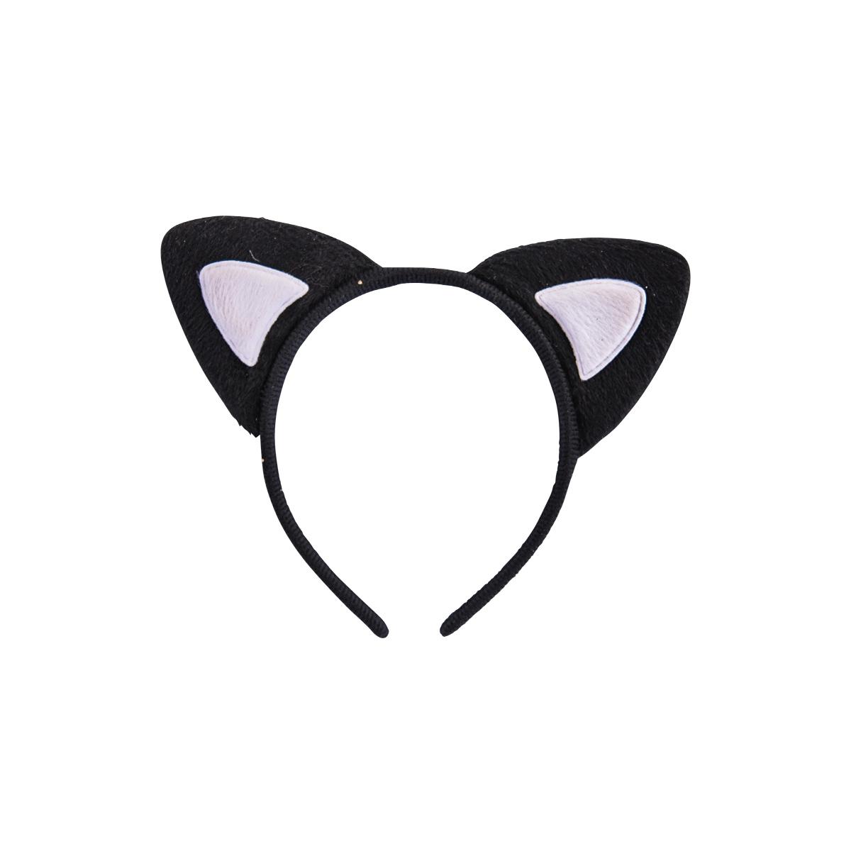 Cerchietto gatto nero orecchie