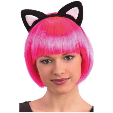 Cerchietto gatto nero orecchie