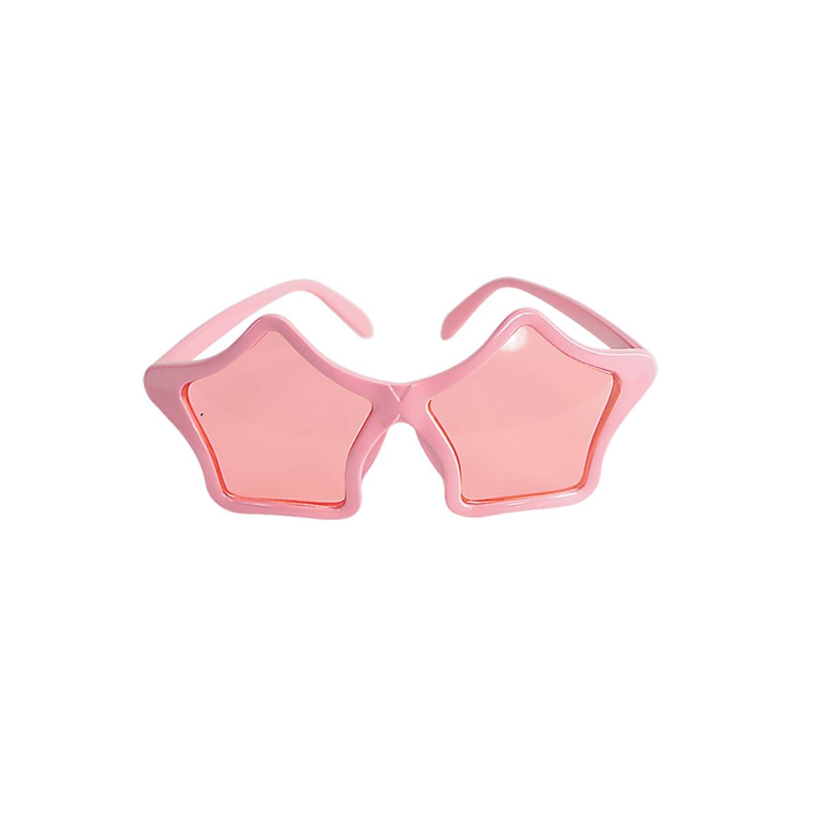 Occhiali stella rosa