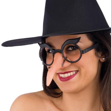 Occhiali da strega senza lenti naso