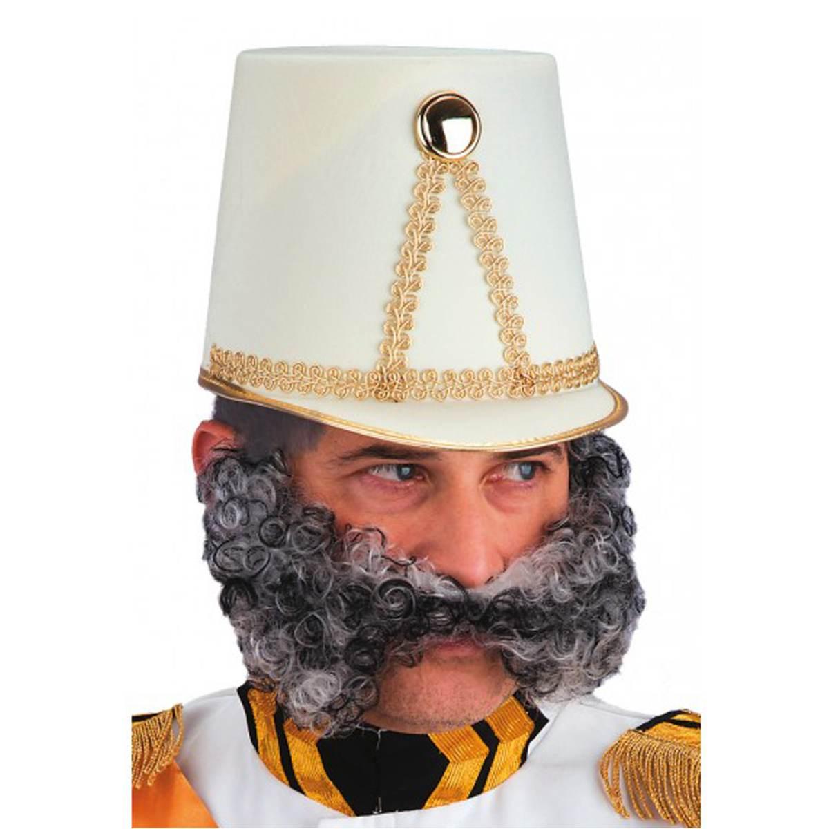 Baffi brizzolati ricci