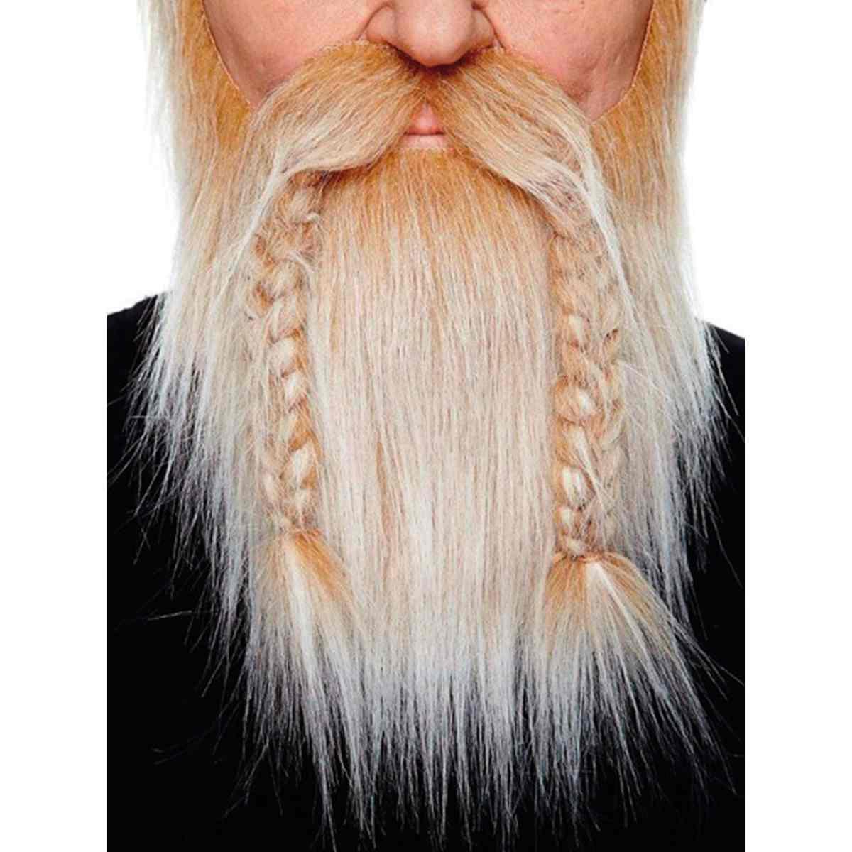 Barba vikingo bionda