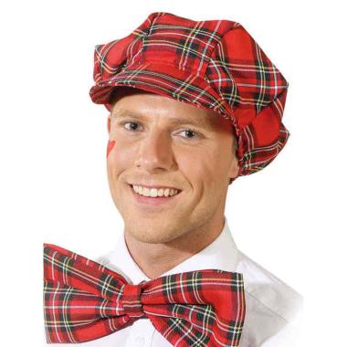 Cappello scozzese basco farfalla