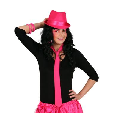 Cravatta neon rosa