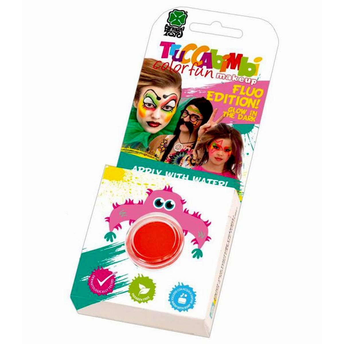 Trucco crema vasetto arancione fluo