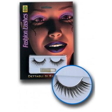 Trucco ciglia lunghe nere adesive