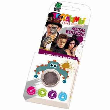 Trucco crema vasetto argento metalizzato