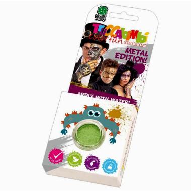 Trucco crema vasetto verde metalizzato