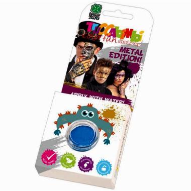 Trucco vasetto azzurro metallizaato