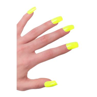 Unghie adesive giallo fluo