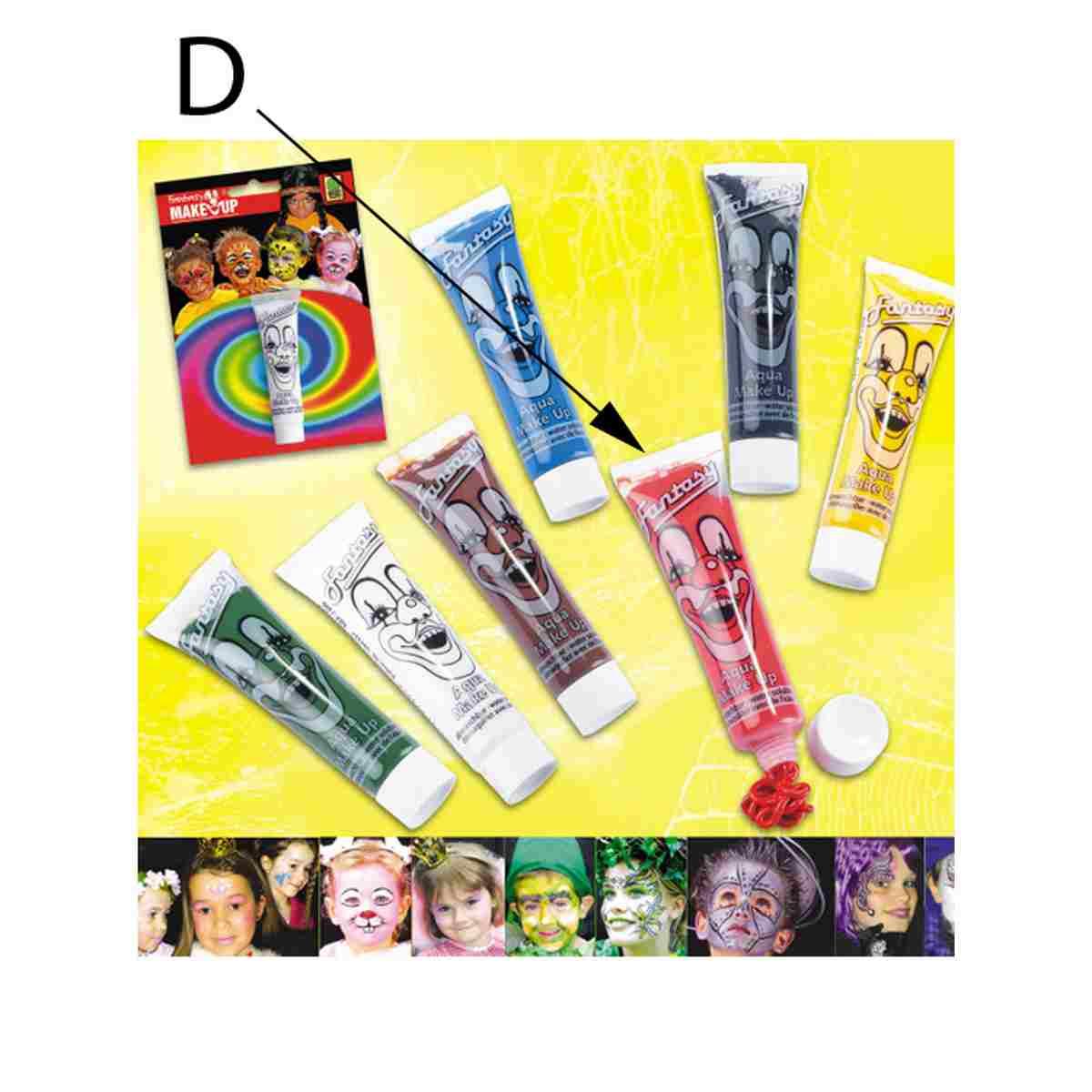Trucco crema tubo colori assortiti ml
