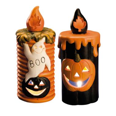 Portacandela halloween ceramica 2 modelli