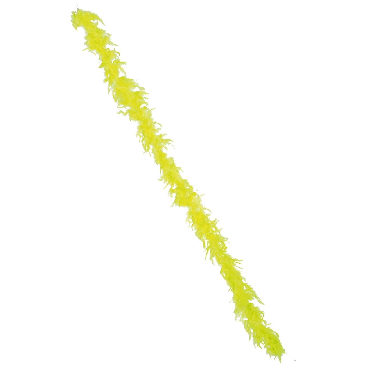Boa di piume giallo fluo 40 gr