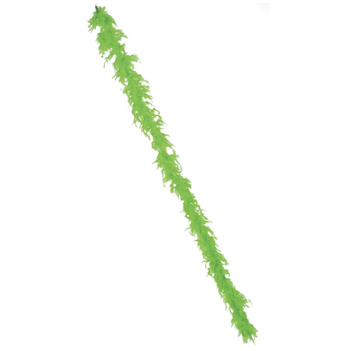 Boa di piume verde fluo 40 gr