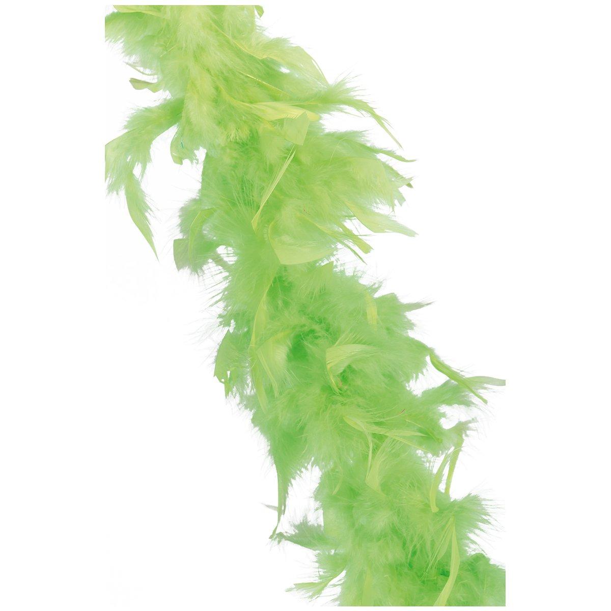 Boa di piume verde fluo 40 gr