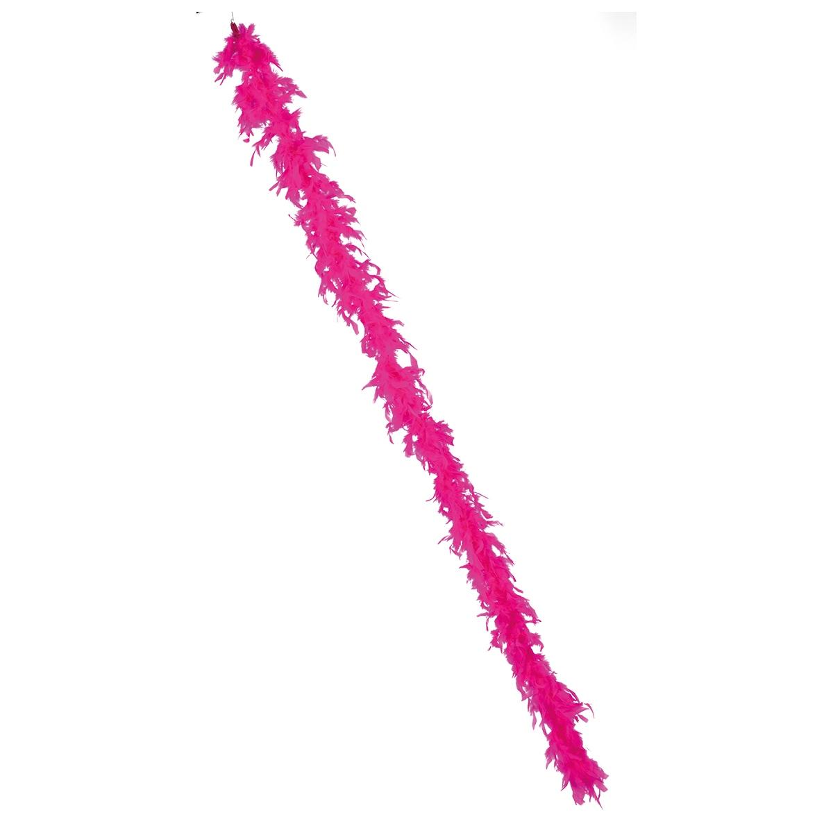 Boa di piume fucsia fluo 40 gr