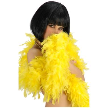 Boa di piume extra lusso giallo 60 gr