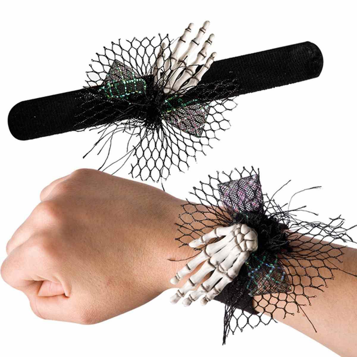 Bracciale mano scheletro scatto modello a