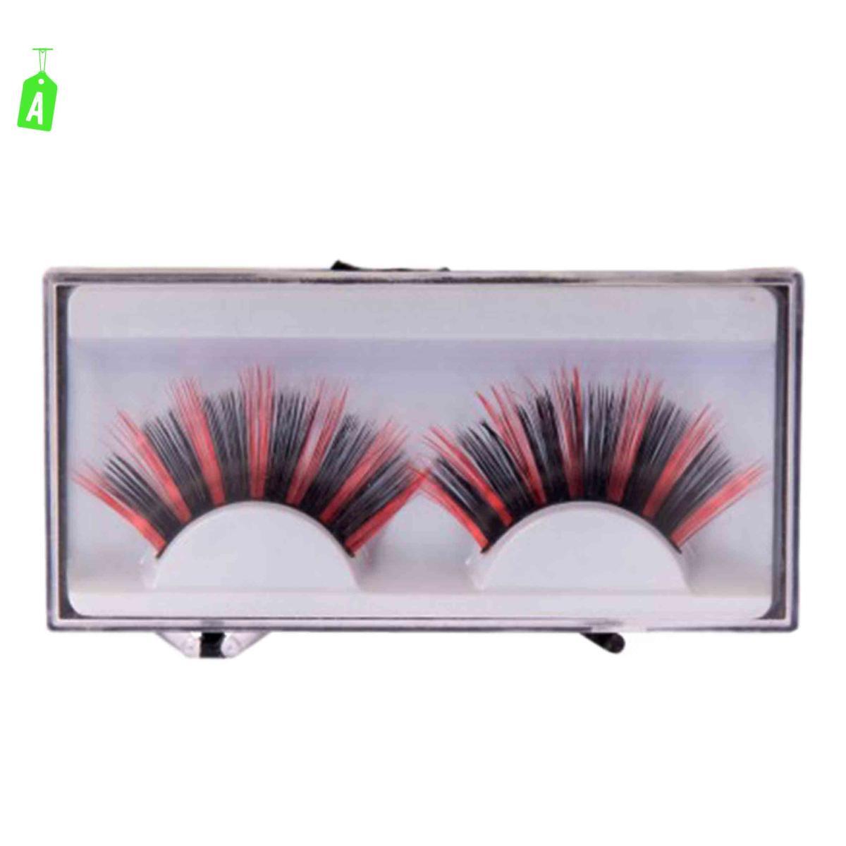 Trucco ciglia lunghe nere 2 colori