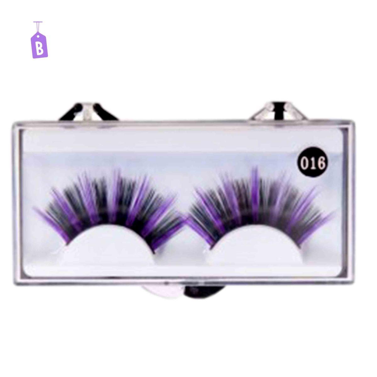 Trucco ciglia lunghe nere 2 colori