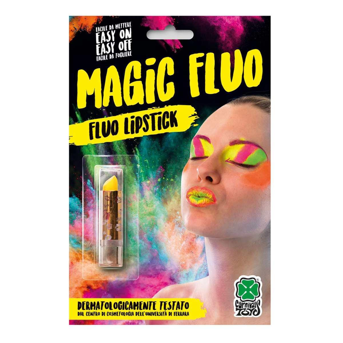 Trucco rossetto giallo