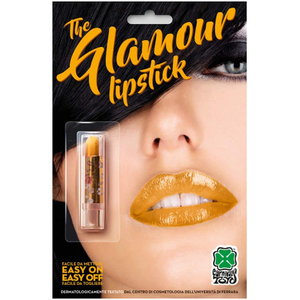Trucco rossetto giallo