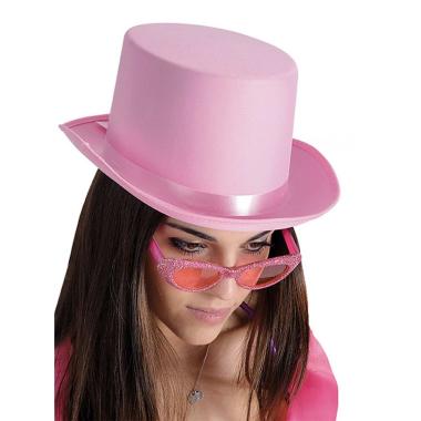 Cappello cilindro lusso rosa