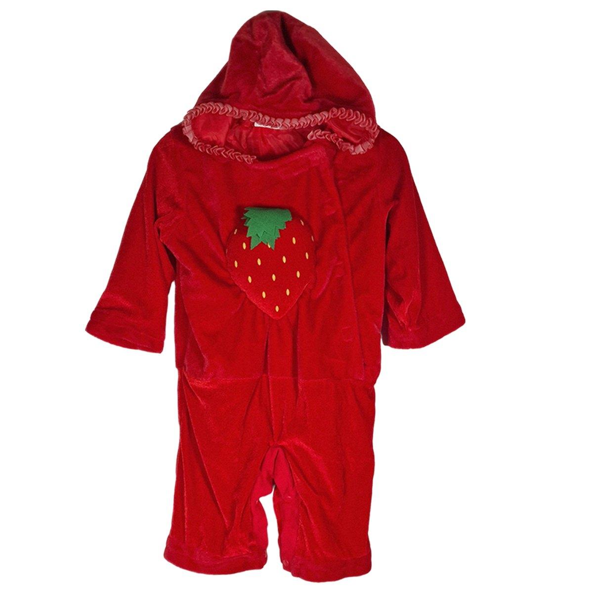 Costume fragolina 9 12 mesi