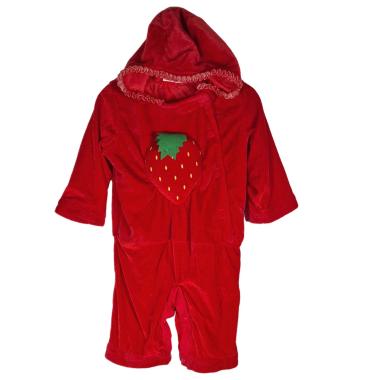 Costume fragolina 9 12 mesi
