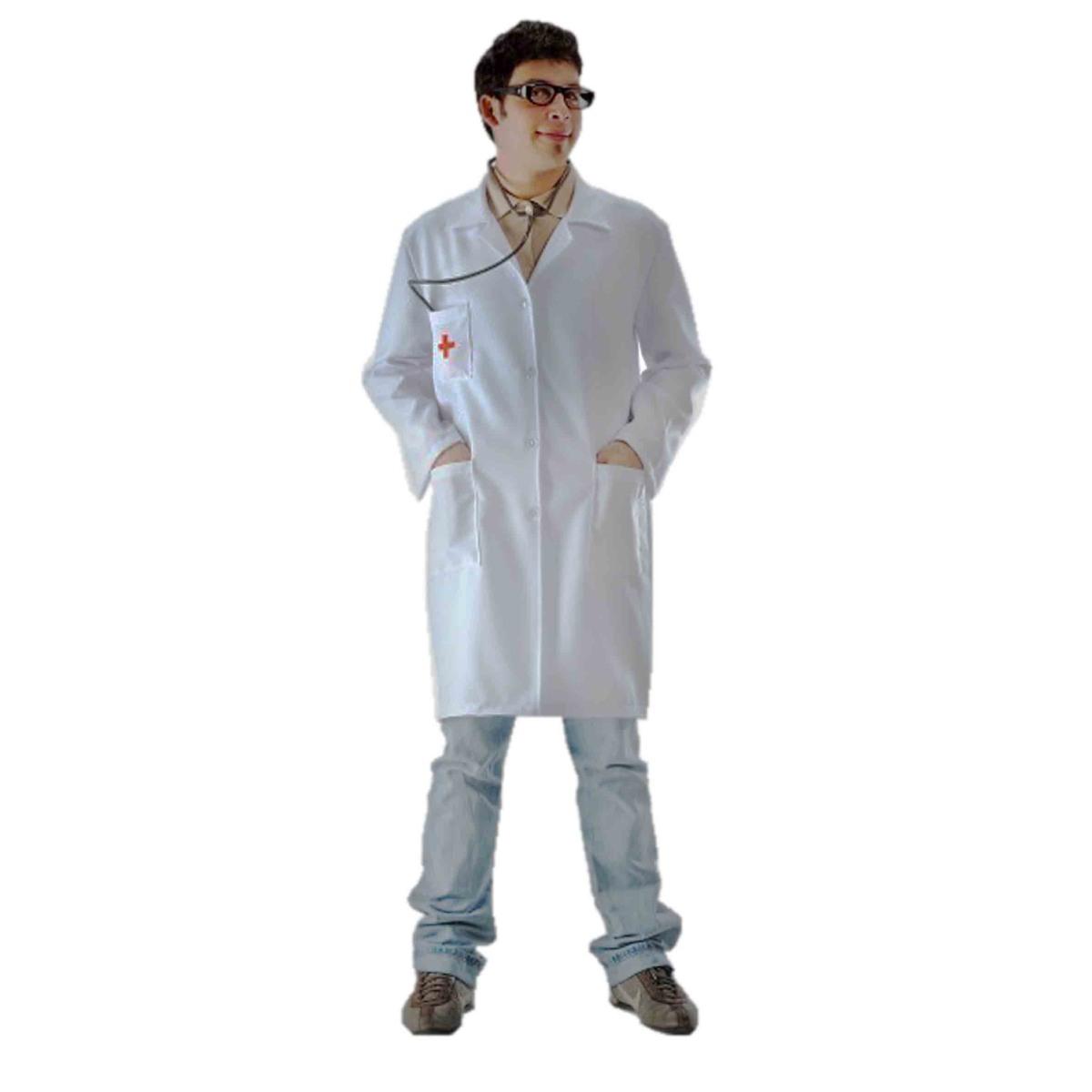 Costume dottore camice bianco