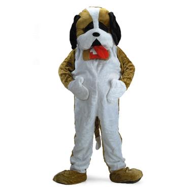 Costume mascotte cane san bernardo xxl modello l
