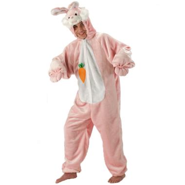 Costume coniglio rosa