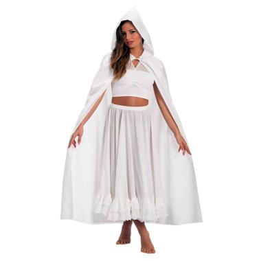 Mantello bianco double face